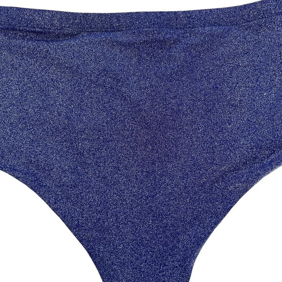 Arabella London Swimwear Navy Glimmer High Waisted Brief - Picture 4 of 6